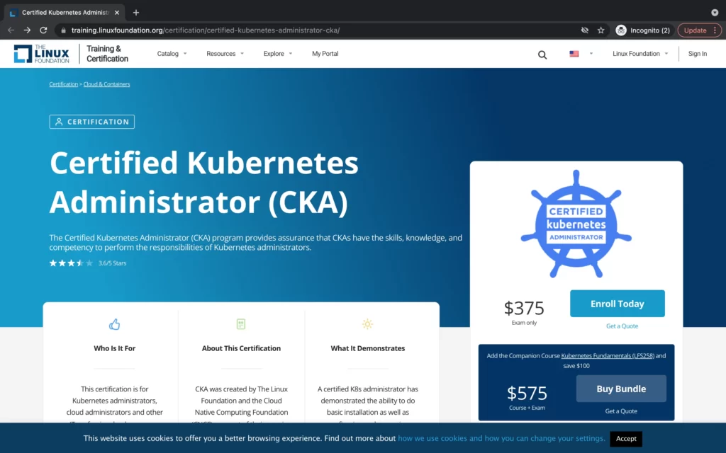 Certified Kubernetes Administrator